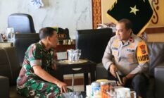 Kapolda Papua Barat Silaturahmi Bersama Pangdam XVIII/Kasuari, Perkuat Sinergitas TNI–Polri