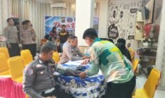 Sambut HUT Lalu Lintas ke-71, Ditlantas Polda Papua Barat Gelar Donor Darah