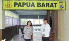 Polda Papua Barat Terima Bantuan 5.000 Masker dari PT Pupuk Kaltim untuk Penanganan Karhutla